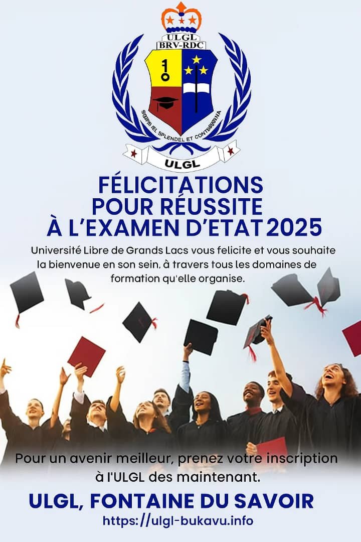 Message de félicitations et de bienvenue